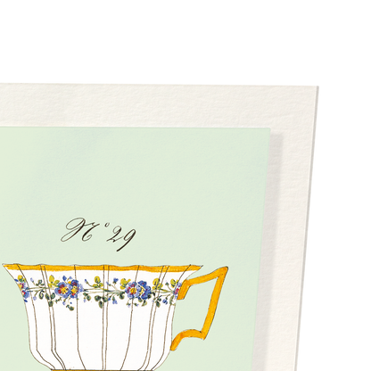 FRENCH TEA CUP SET H (C. 1825-1850): Painting Art Print