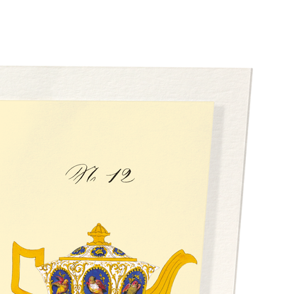 FRENCH TEA SET B (C. 1825-1850): Painting Art Print