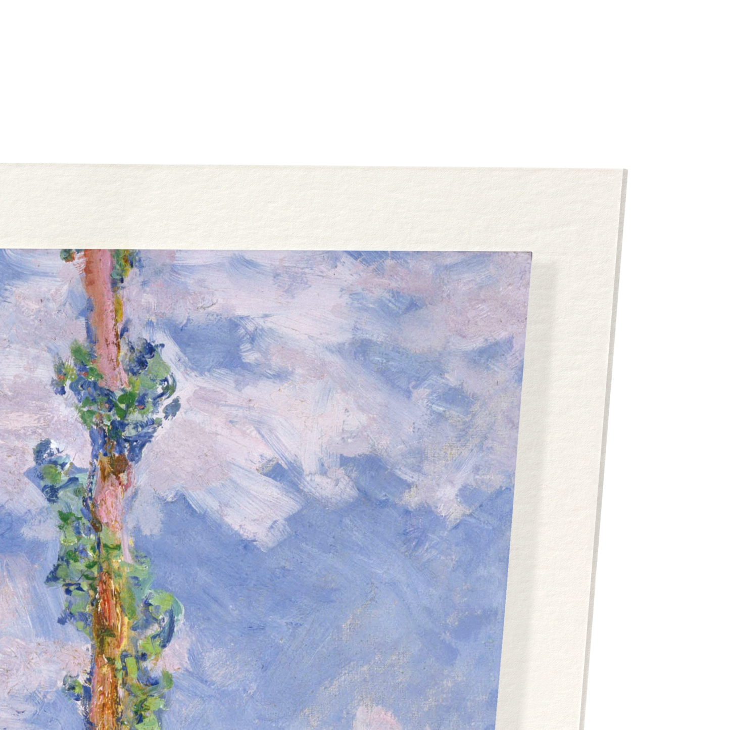 POPLARS IN THE SUN (1891): Painting Art Print