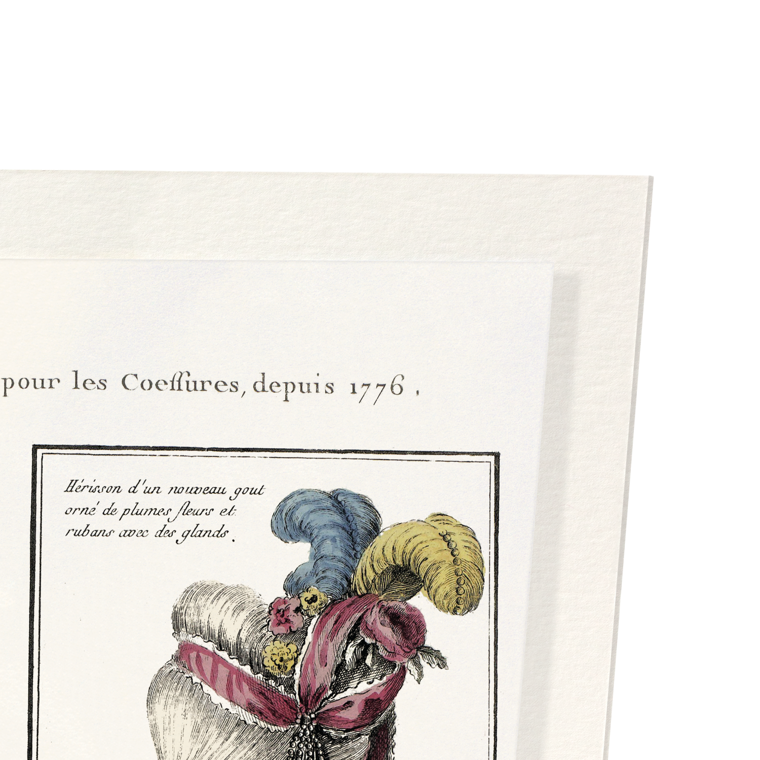 LA PARURE DES DAMES NO.2 (1776): Painting Art Print