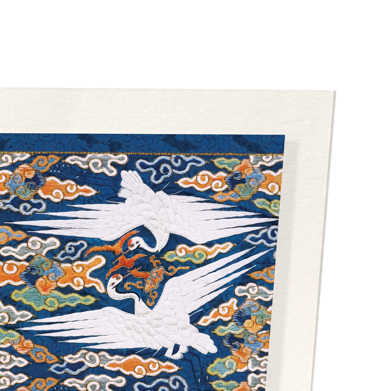 KOREAN RANK BADGE OF CRANES (19TH C.): Pattern Art Print