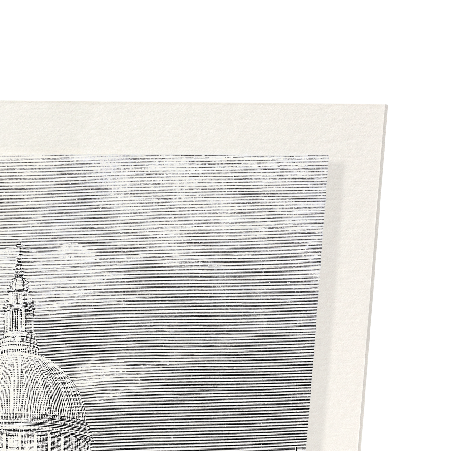 ST PAUL’S FROM THE BREWERY BRIDGE (1873): Painting Art Print