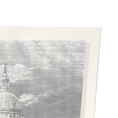 ST PAUL’S FROM THE BREWERY BRIDGE (1873): Painting Art Print