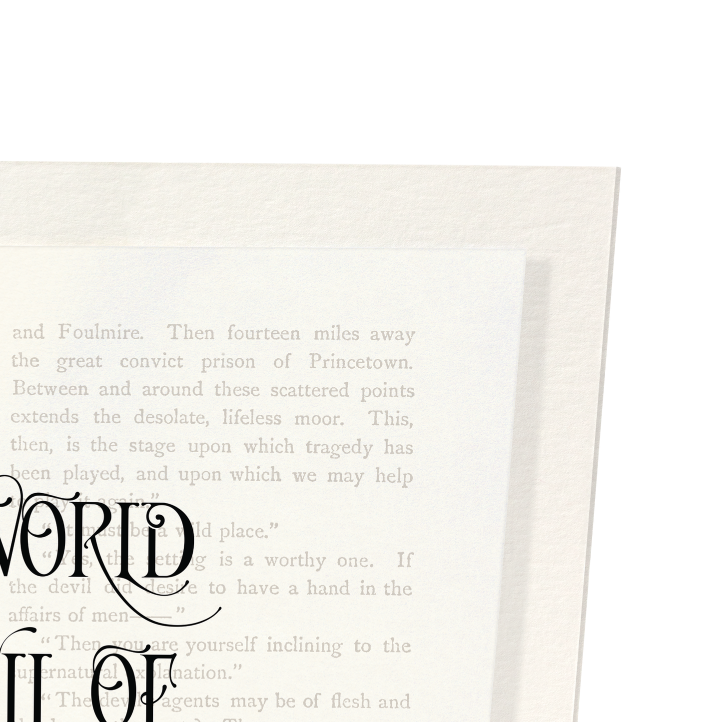 THE WORLD IS FULL OF OBVIOUS THINGS (1902): Victorian Art Print