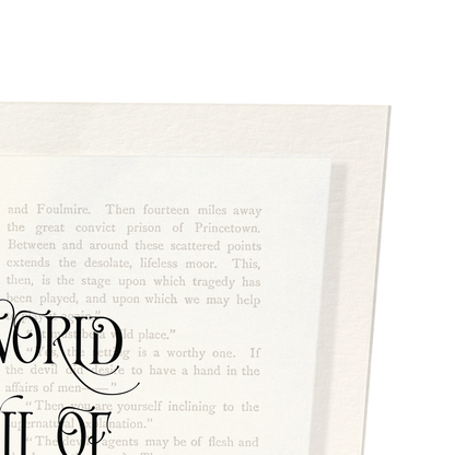 THE WORLD IS FULL OF OBVIOUS THINGS (1902): Victorian Art Print