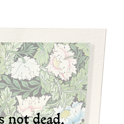 BUILDING THE FUTURE BY WILLIAM MORRIS: Pattern Art Print