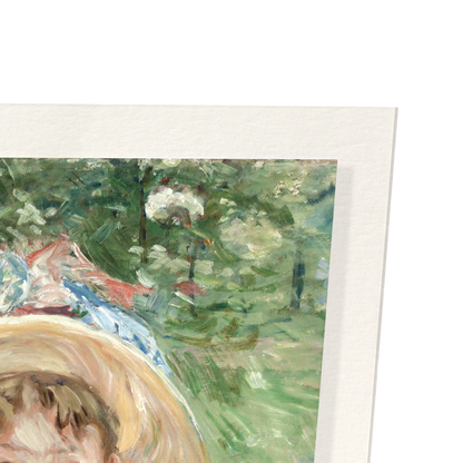 PORTRAIT OF ISABELLE LAMBERT (1885): Painting Art Print