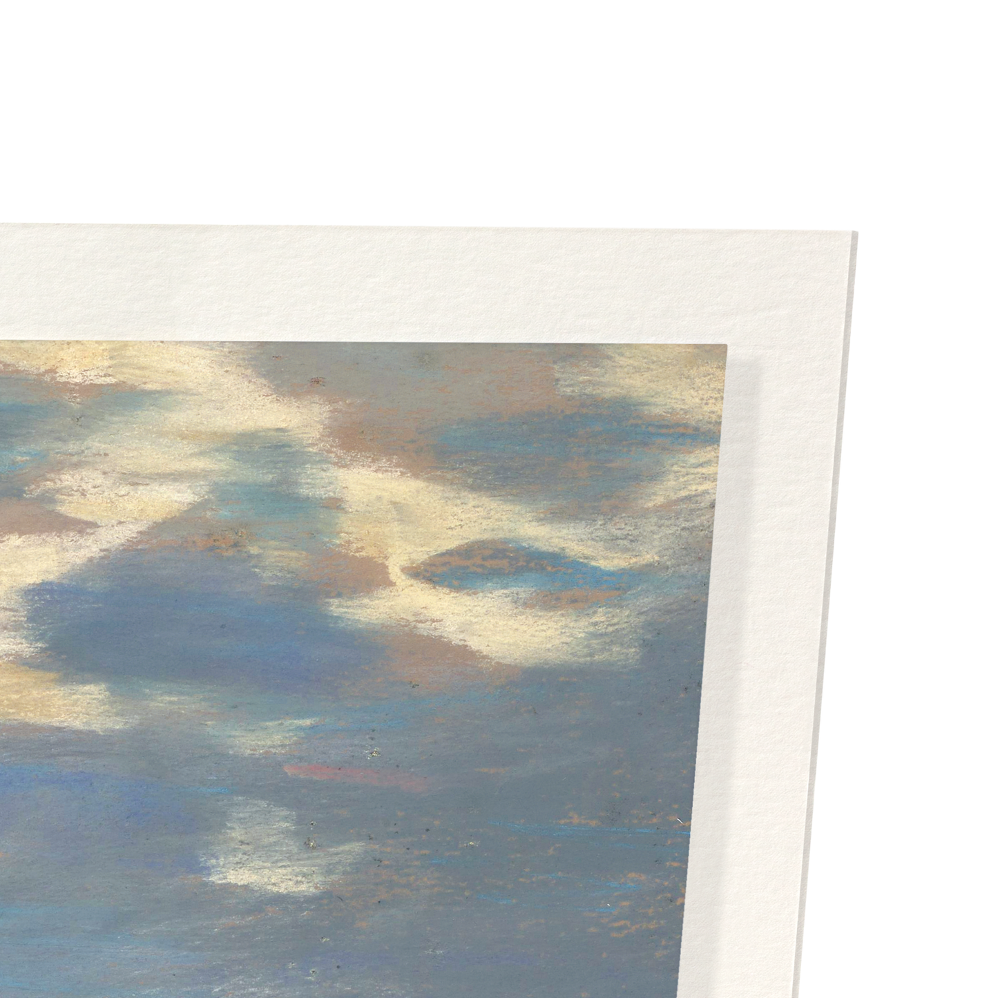 CLIFFS AT ETRETAT: THE NEEDLE ROCK AND PORTE D'AVAL (C.1885): Painting Art Print
