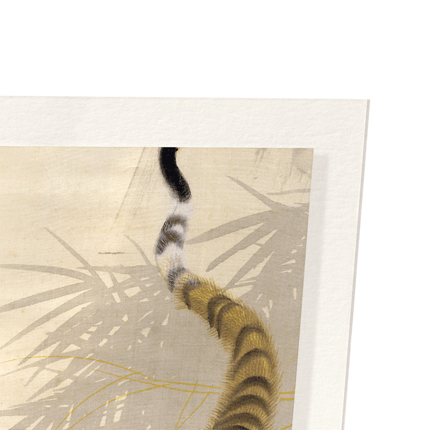 TIGER WITH BAMBOO: Japanese Art Print