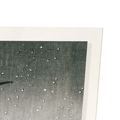 HERONS IN THE WINTER: Japanese Art Print
