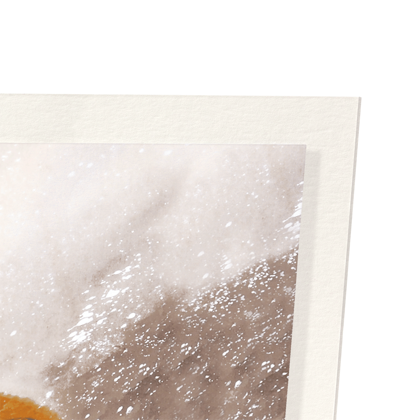 TIGER IN SNOW: Japanese Art Print