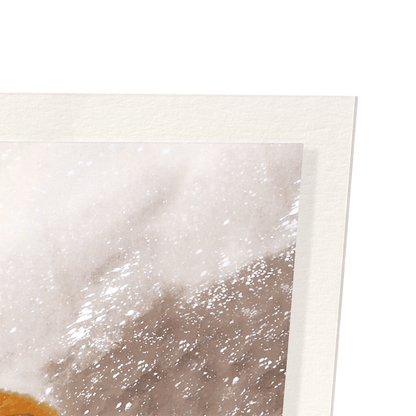 TIGER IN SNOW: Japanese Art Print