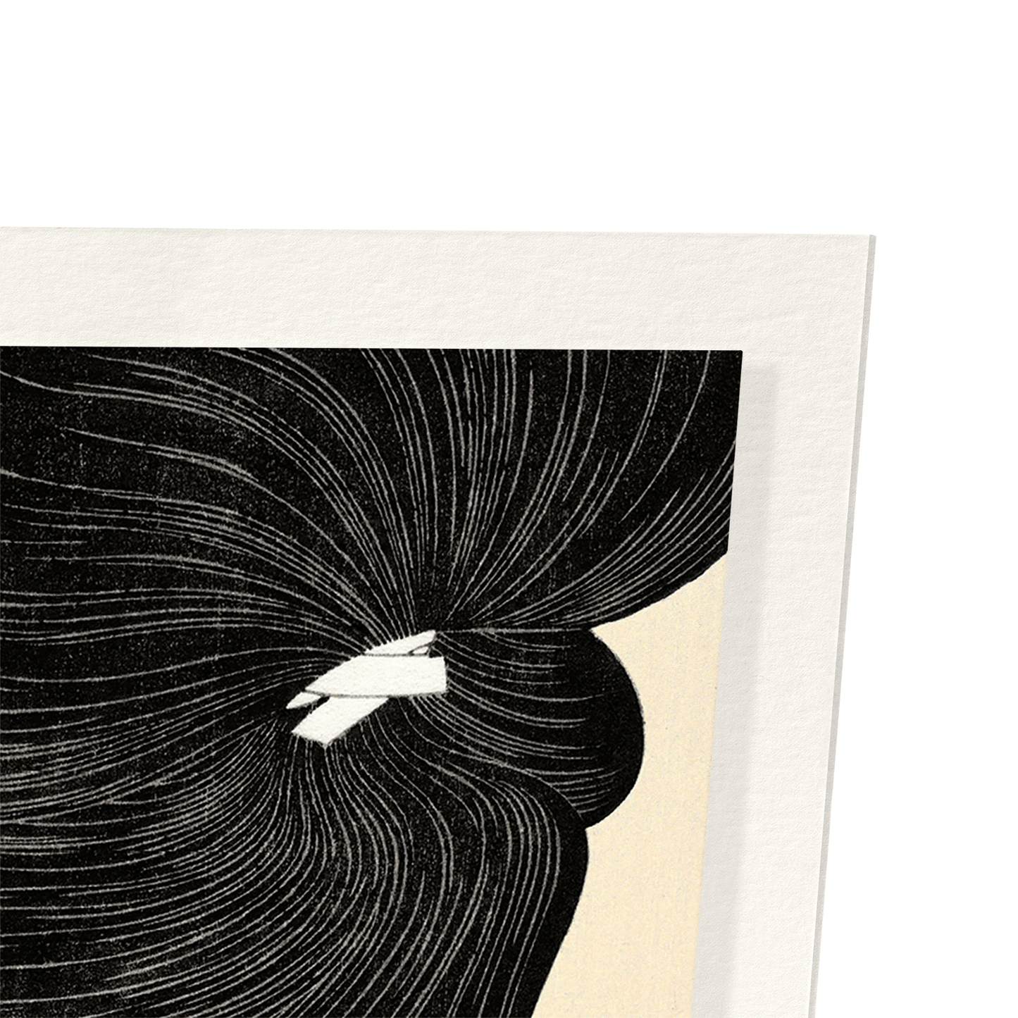 BEAUTY IN FRONT OF A MIRROR: Japanese Art Print
