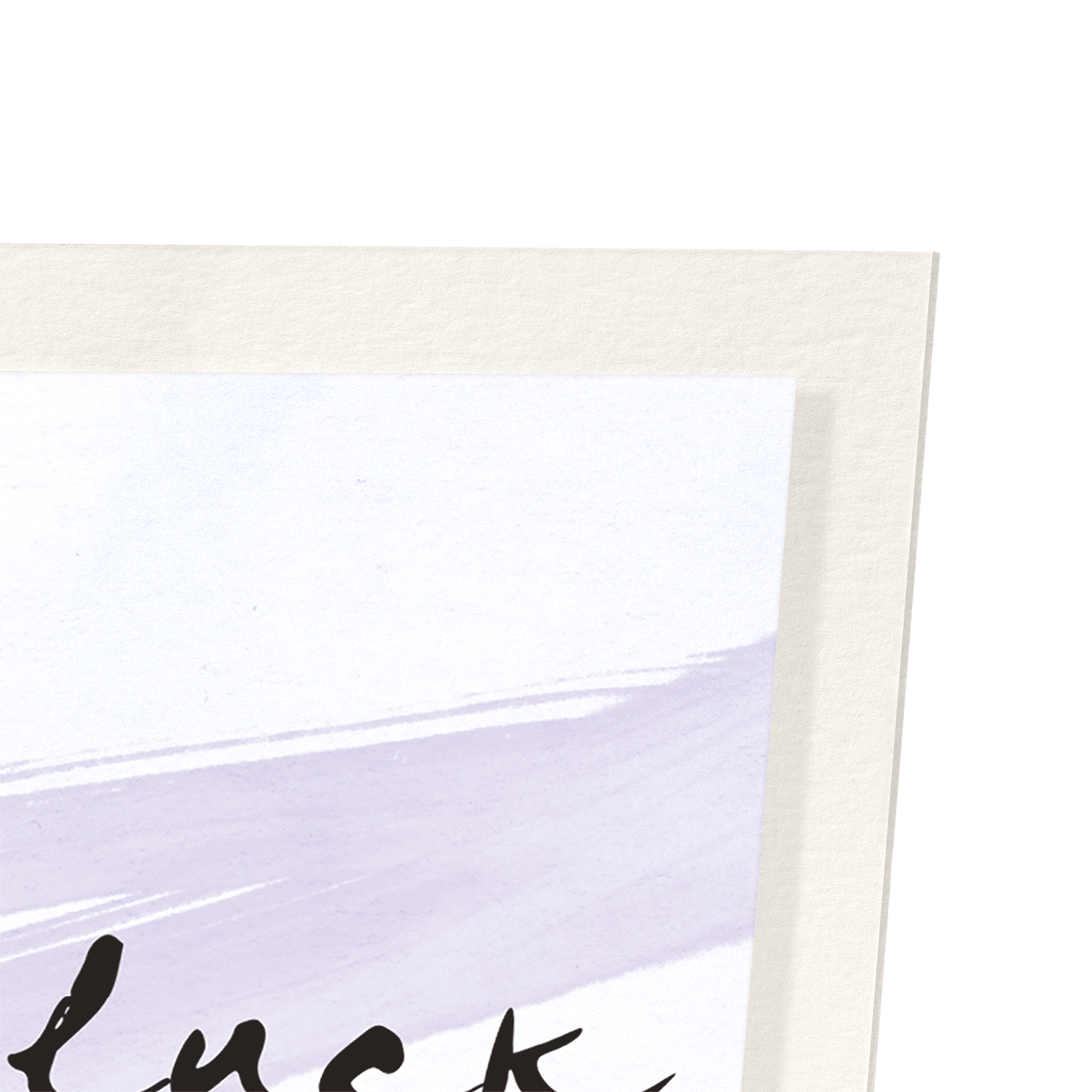 GOOD LUCK IN JAPANESE: Japanese Art Print