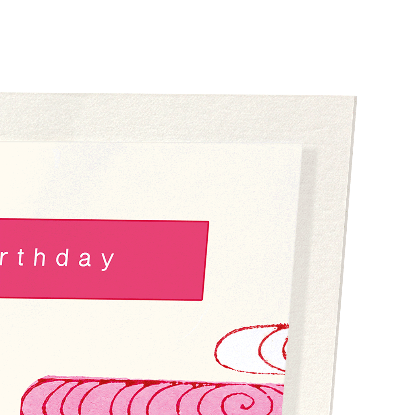 PINK WAVES OF BIRTHDAY WISHES: Japanese Art Print