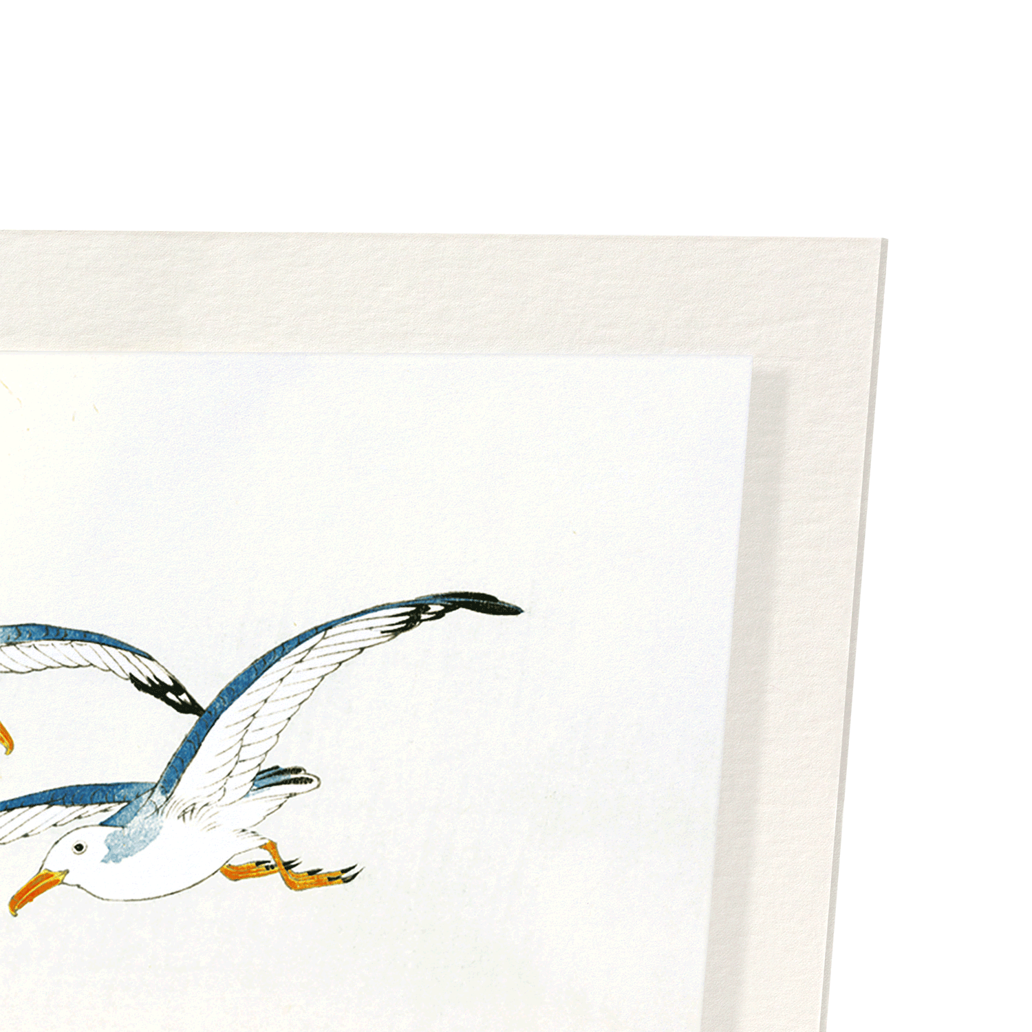 SEAGULLS OVER THE WAVES (C.1910): Japanese Art Print