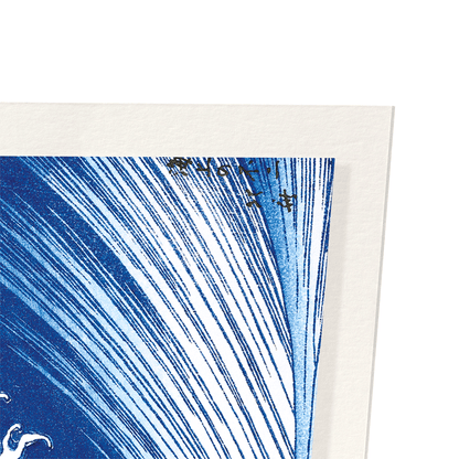 FUJI FROM THE SEA: Japanese Art Print