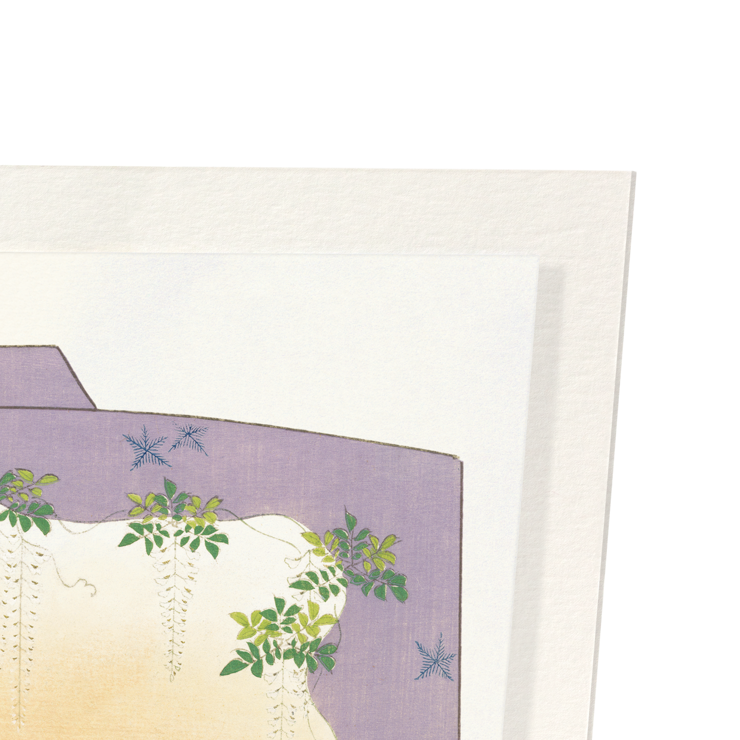 KIMONO OF CHRYSANTHEMUM AND WISTERIA (1899): Japanese Art Print