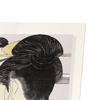 UPSTAIRS ROOM OF A TEAHOUSE: Japanese Art Print