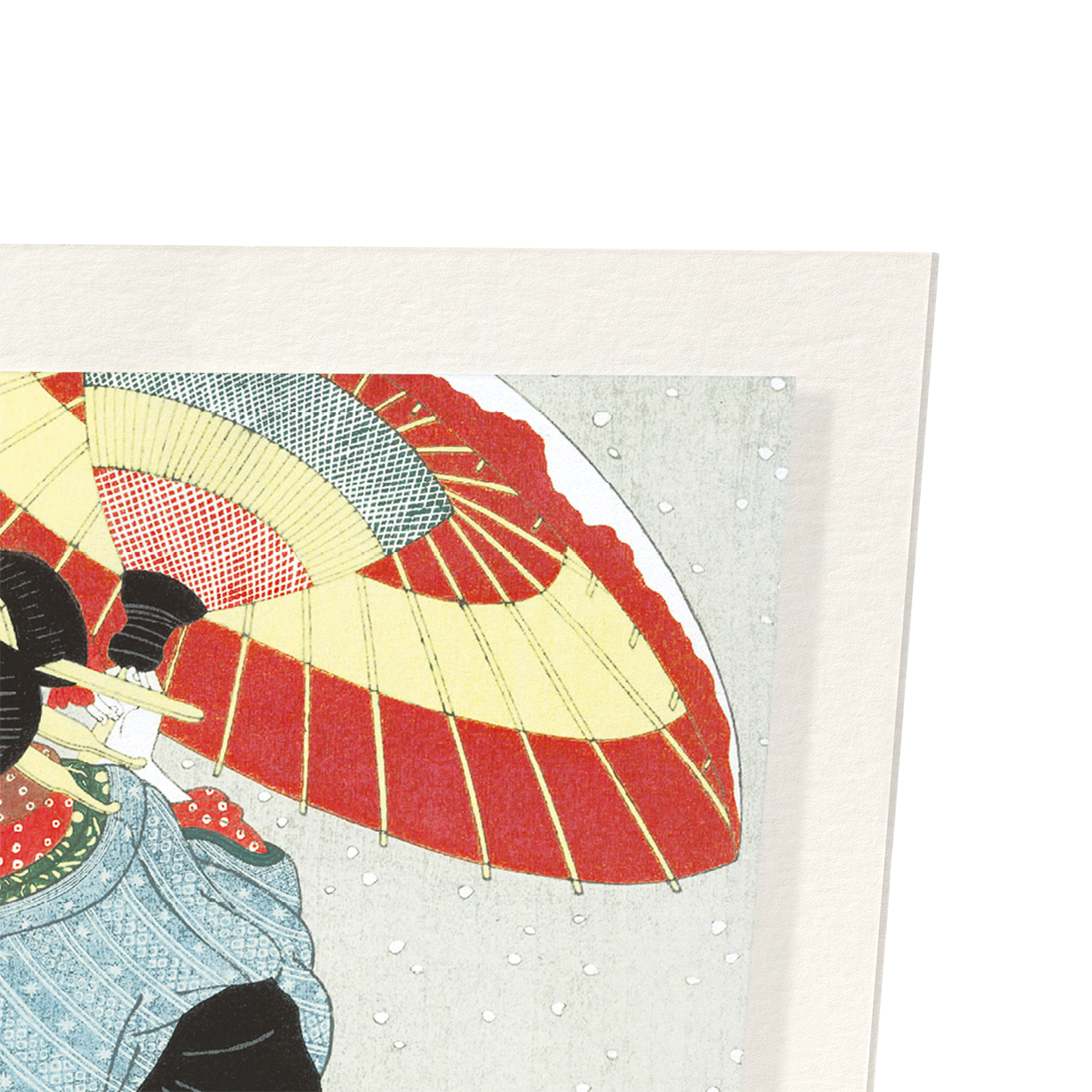 BEAUTY WITH UMBRELLA: Japanese Art Print