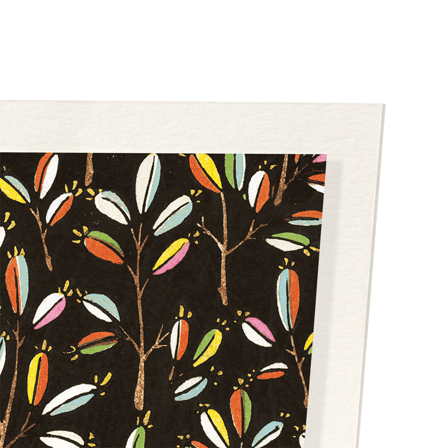 COLOURFUL BRANCHES: Japanese Art Print