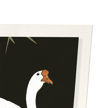 GEESE BY REED: Japanese Art Print