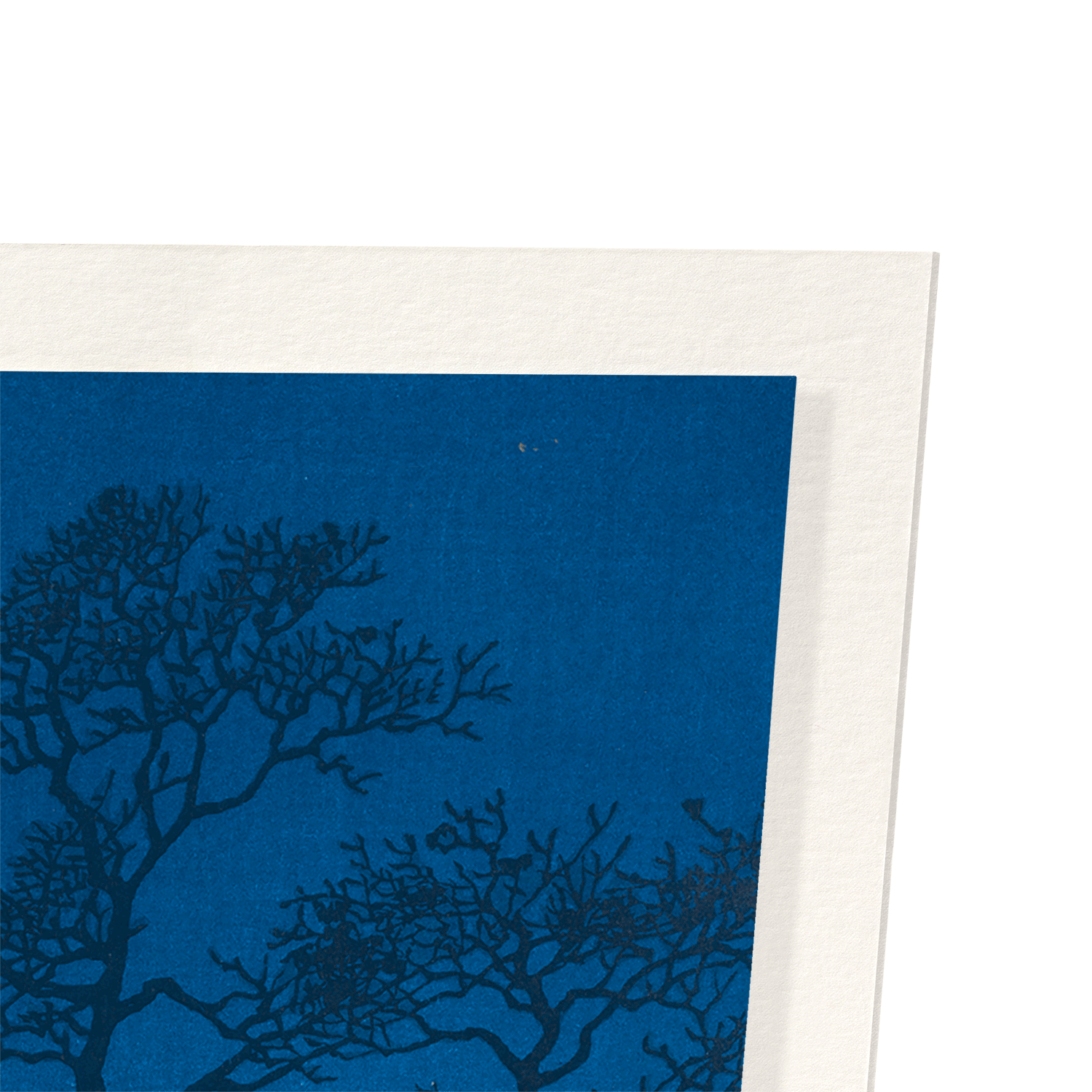 WINTER MOON OVER TOYAMA PLAIN: Japanese Art Print