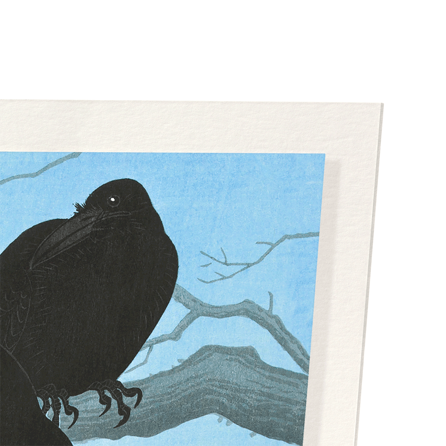 CROWS IN MOONLIGHT: Japanese Art Print