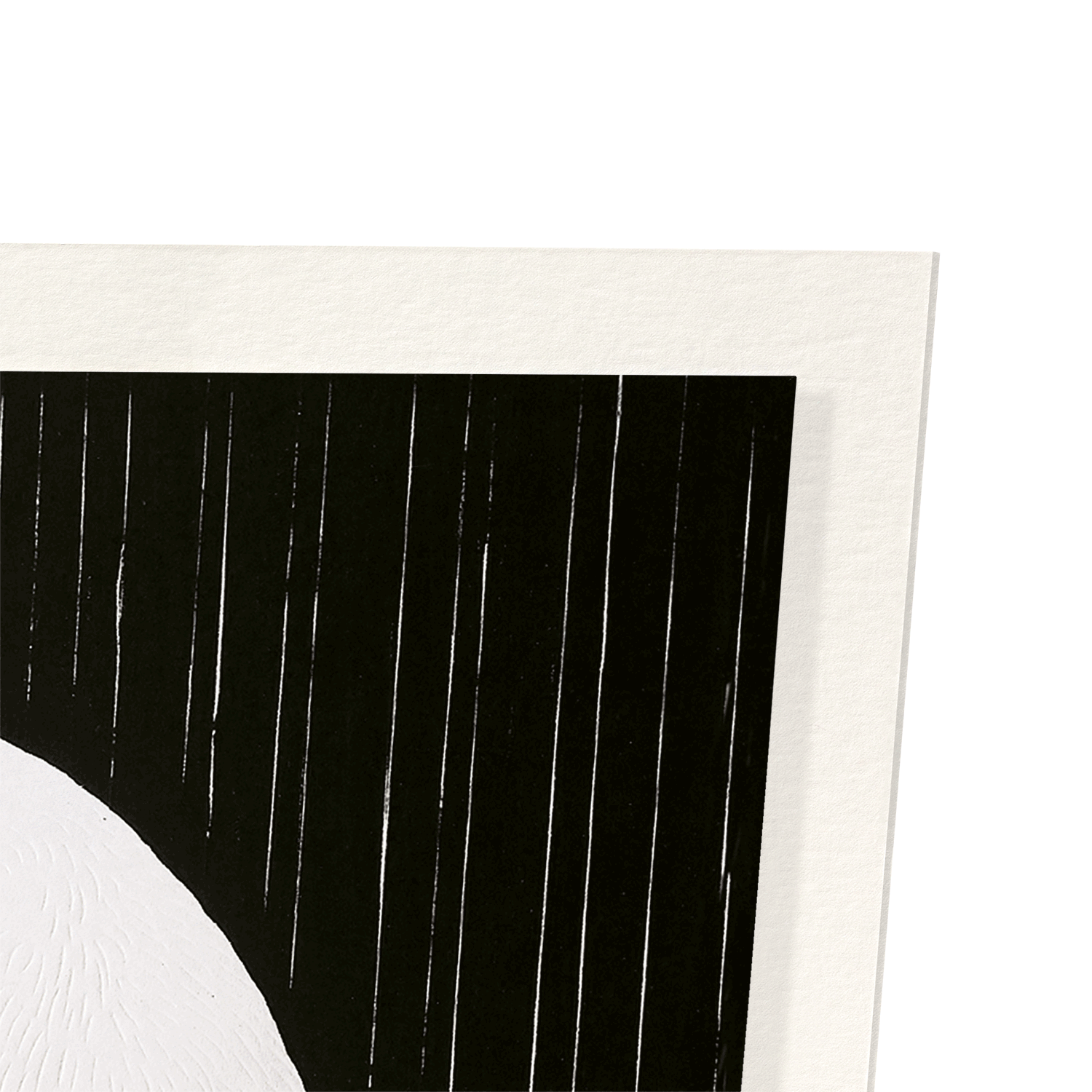 EGRET IN THE RAIN: Japanese Art Print