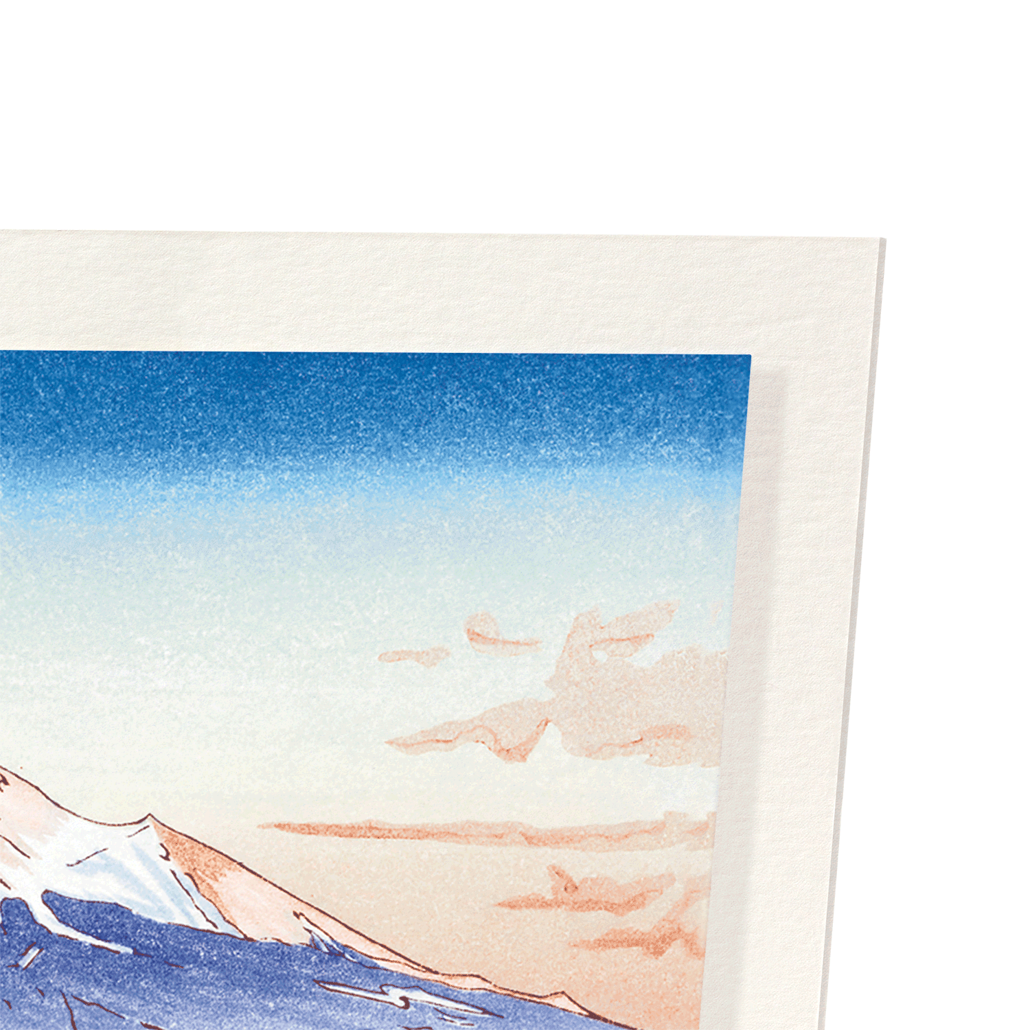 MOUNT FUJI FROM THE COAST OF HAGOROMO: Japanese Art Print