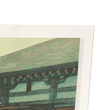 KIYOMIZU TEMPLE (1930): Japanese Art Print