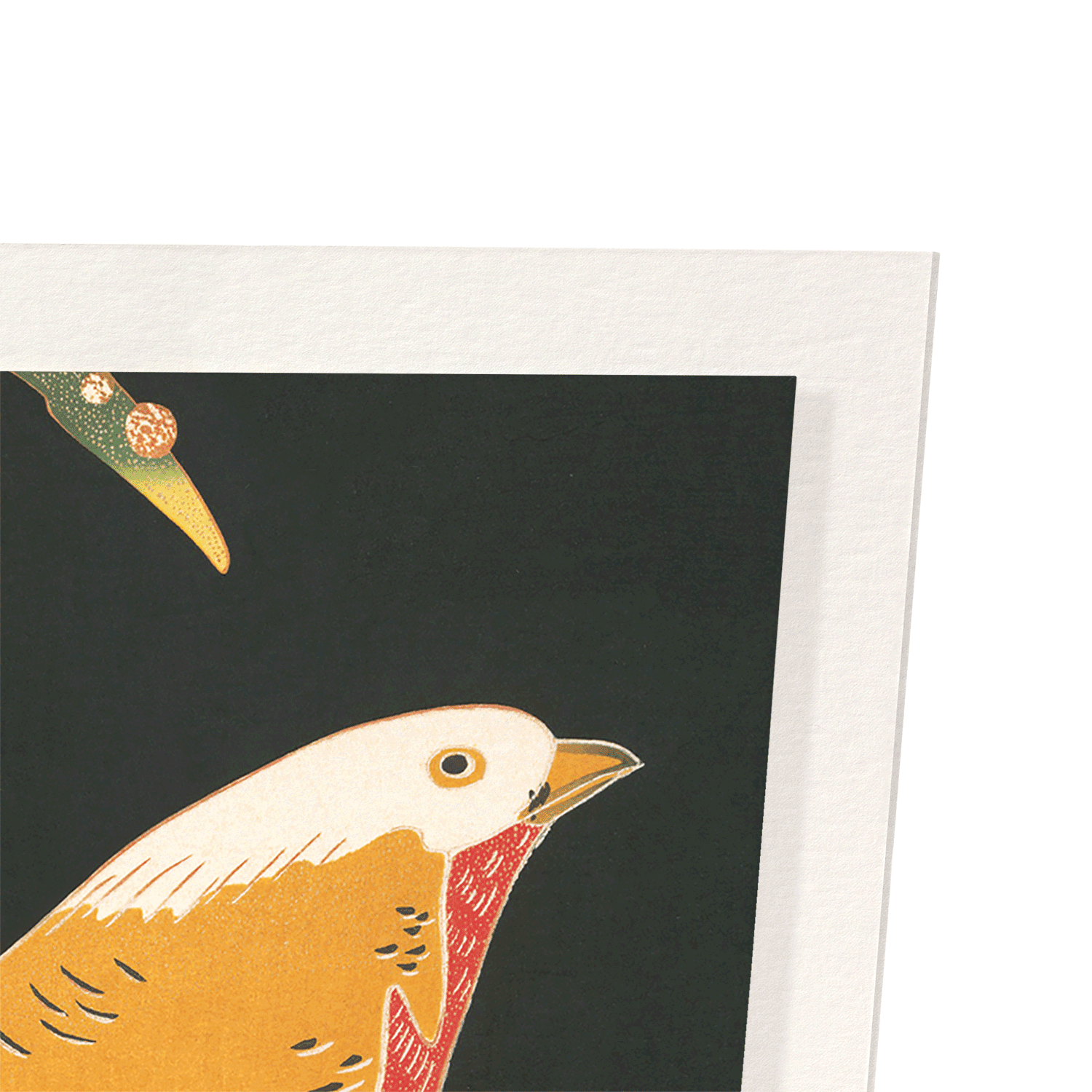 GOLDEN PHEASANT IN SNOW (C.1900): Japanese Art Print