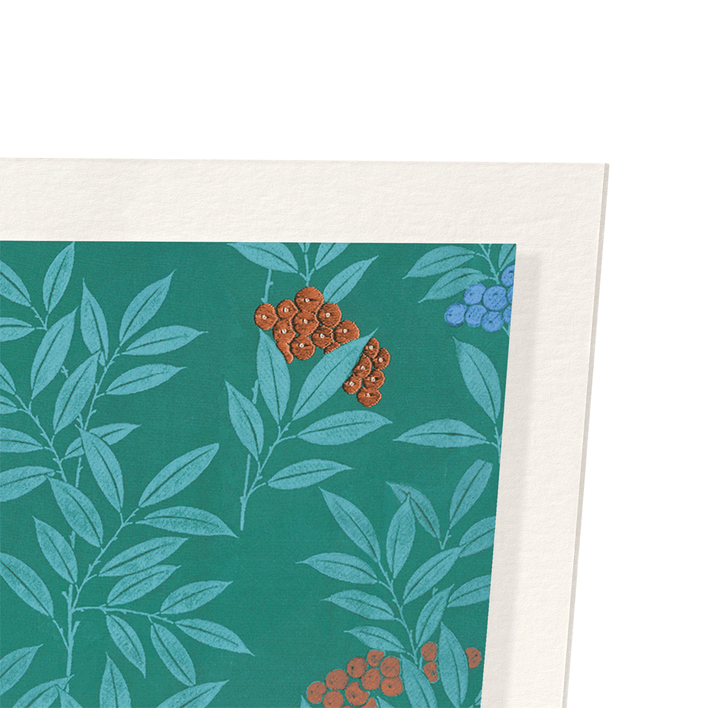 NANDINA ON TEXTILE (C.1930-1950): Japanese Art Print