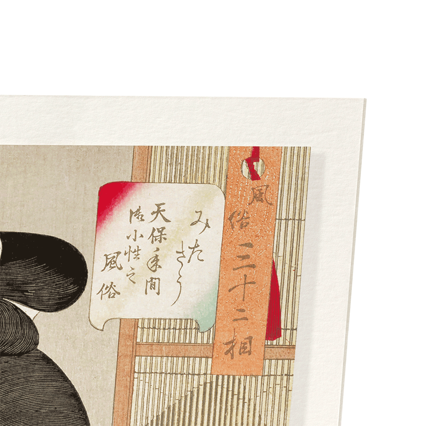 APPEARING INQUISITIVE (1888): Japanese Art Print