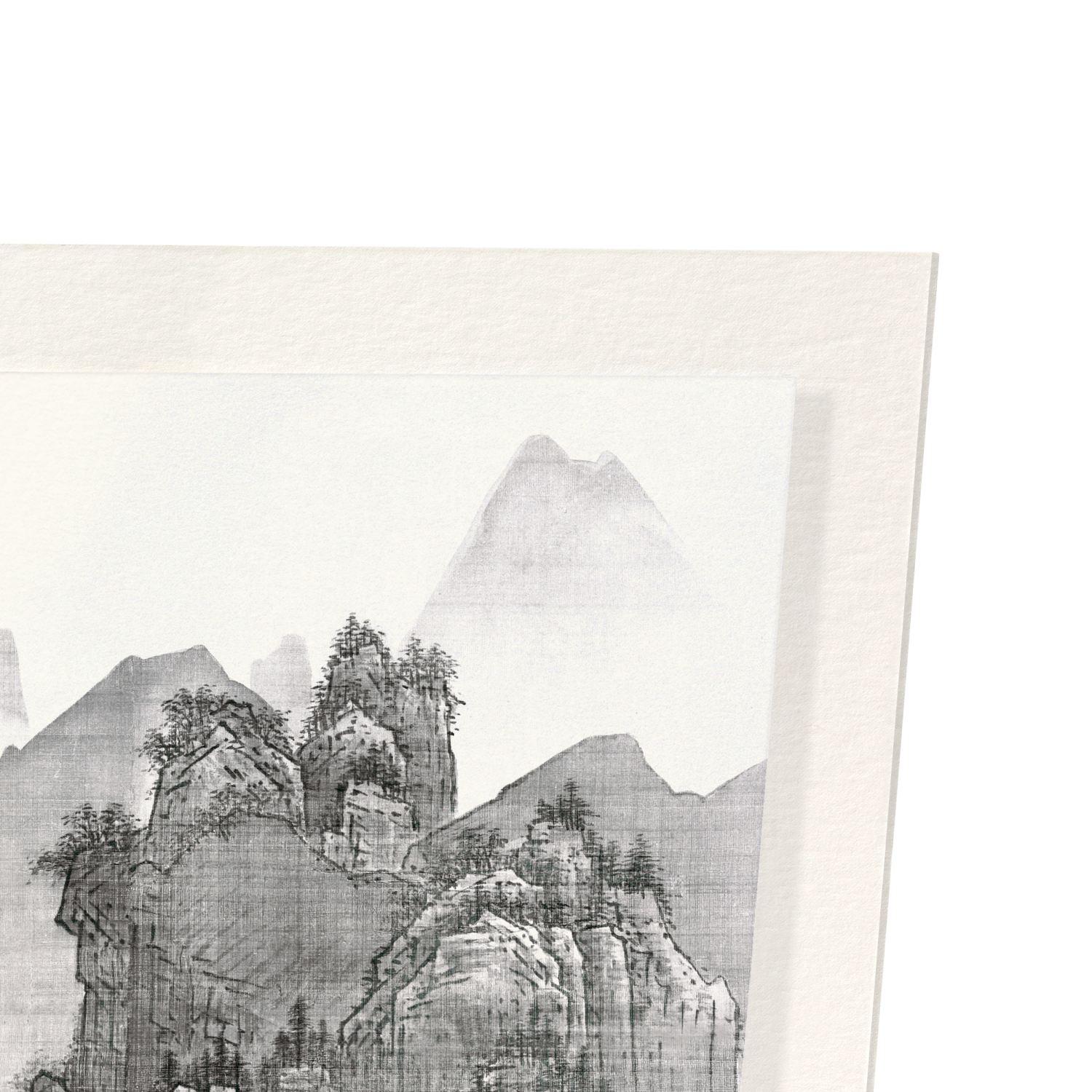 SUNSET GLOW OVER A FISHING VILLAGE (EARLY 1600S): Japanese Art Print