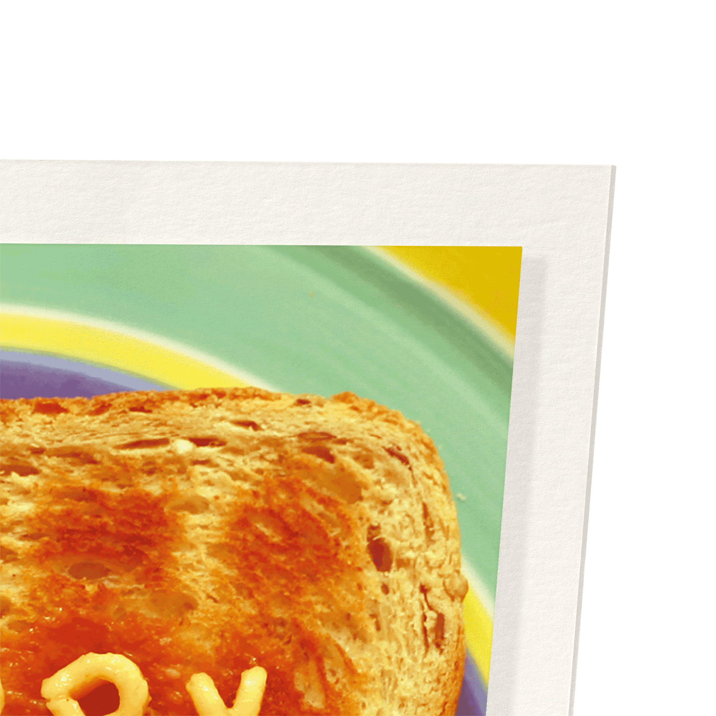 ALPHABET PASTA BIRTHDAY: Photo Art Print