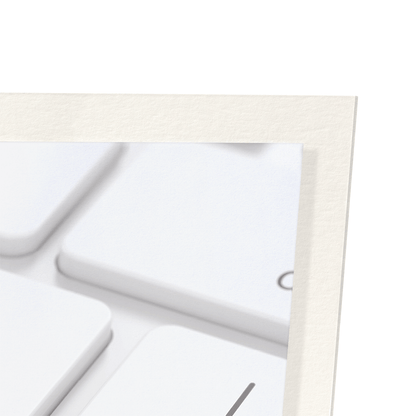 RAINBOW KEYBOARD: Photo Art Print