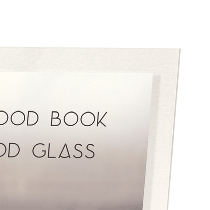 GOOD BOOK AND WINE: Photo Art Print