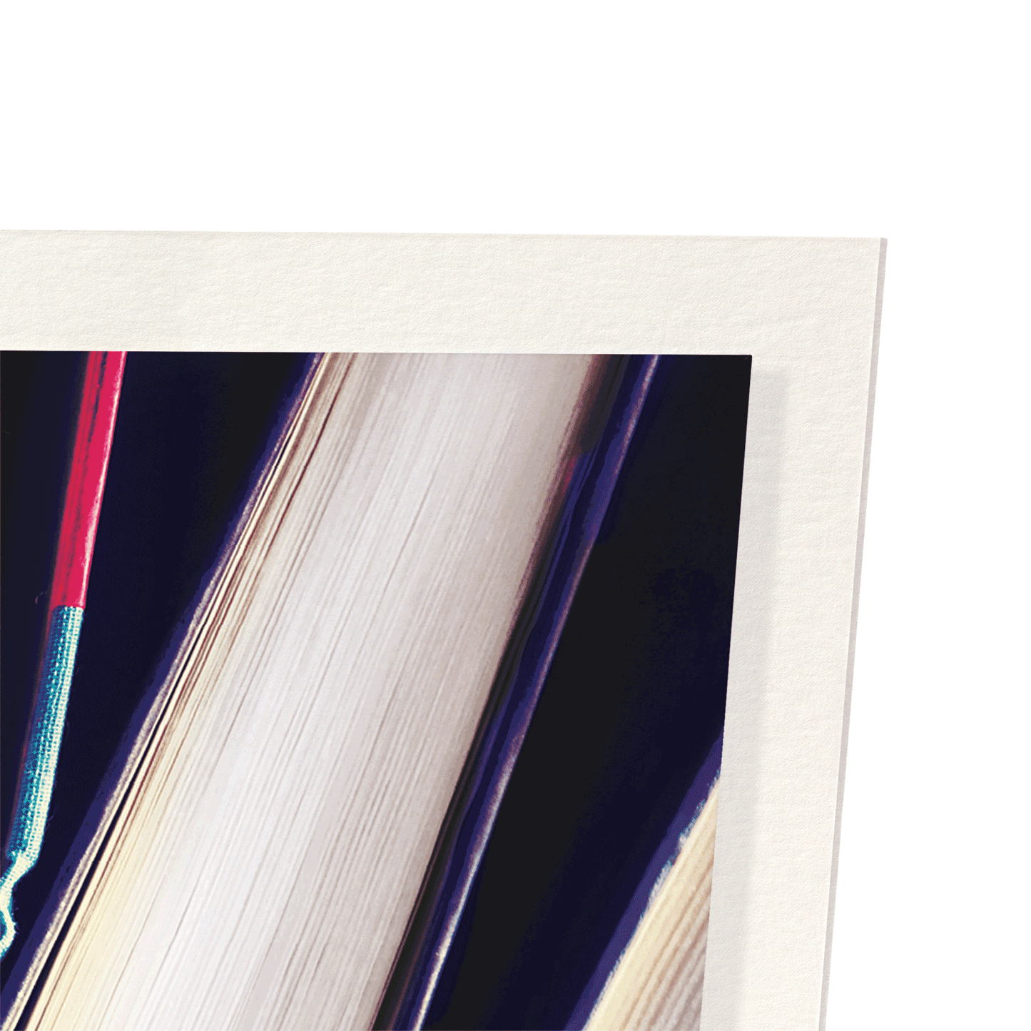 SNAPSHOT OF BOOKS: Photo Art Print