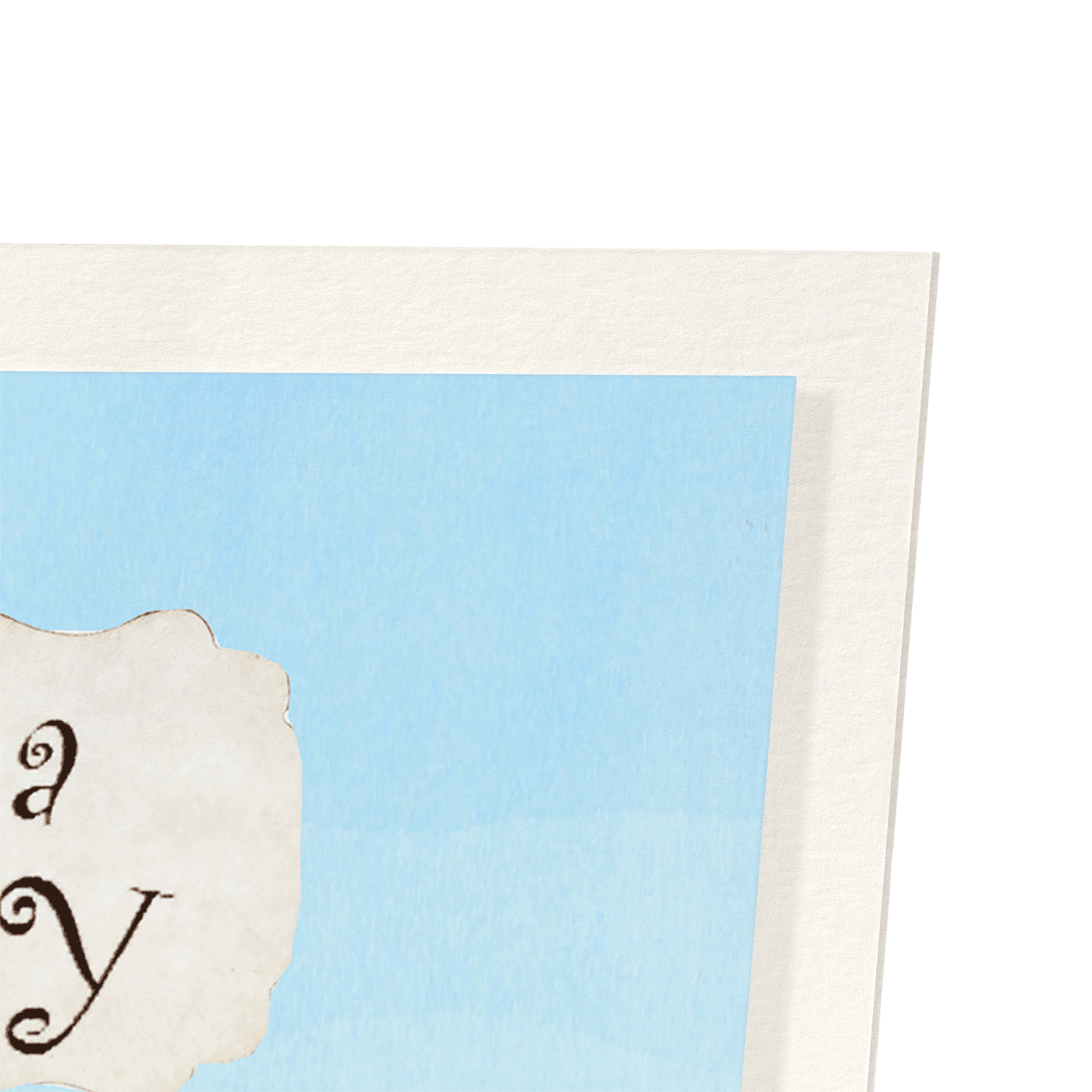 IT’S A BOY CUPCAKE: Photo Art Print