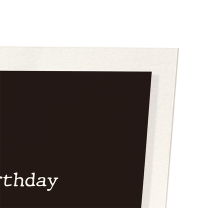 HEALTHY BIRTHDAY READING: Photo Art Print