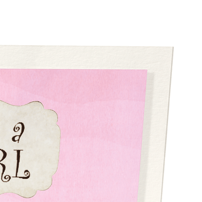 IT’S A GIRL CUPCAKE: Photo Art Print