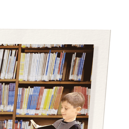 CHILDREN AND BOOKS: Photo Art Print