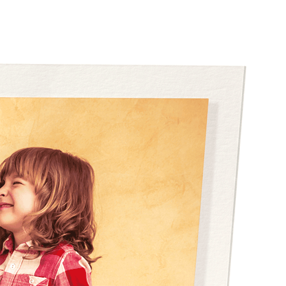 KID AND CAMCORDER: Photo Art Print