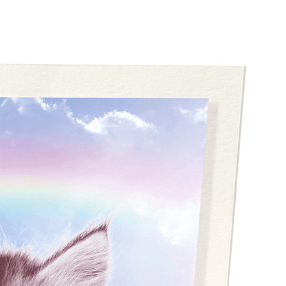UNICORN CAT: Photo Art Print