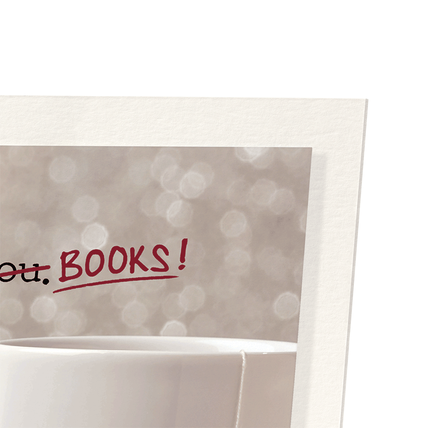 ALL I WANT IS BOOKS: Photo Art Print
