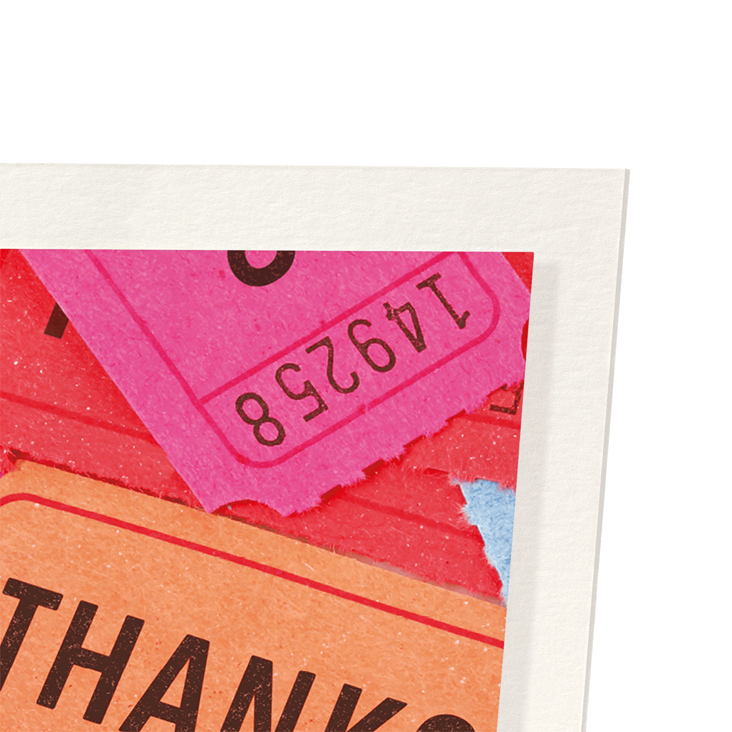 CINEMA TICKETS OF THANKS: Photo Art Print