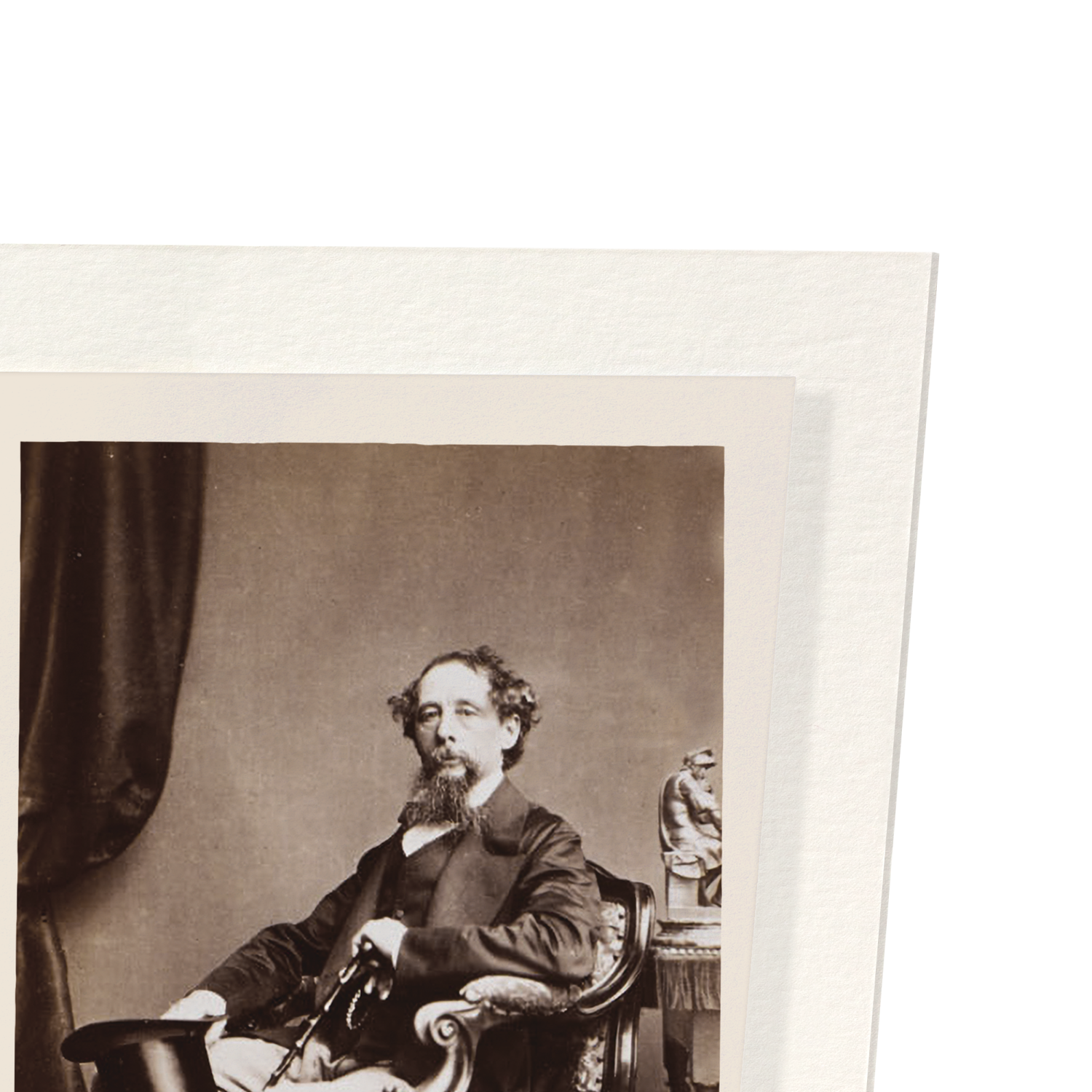 PHOTOGRAPHS OF CHARLES DICKENS: SET A (1858): Photo Art Print