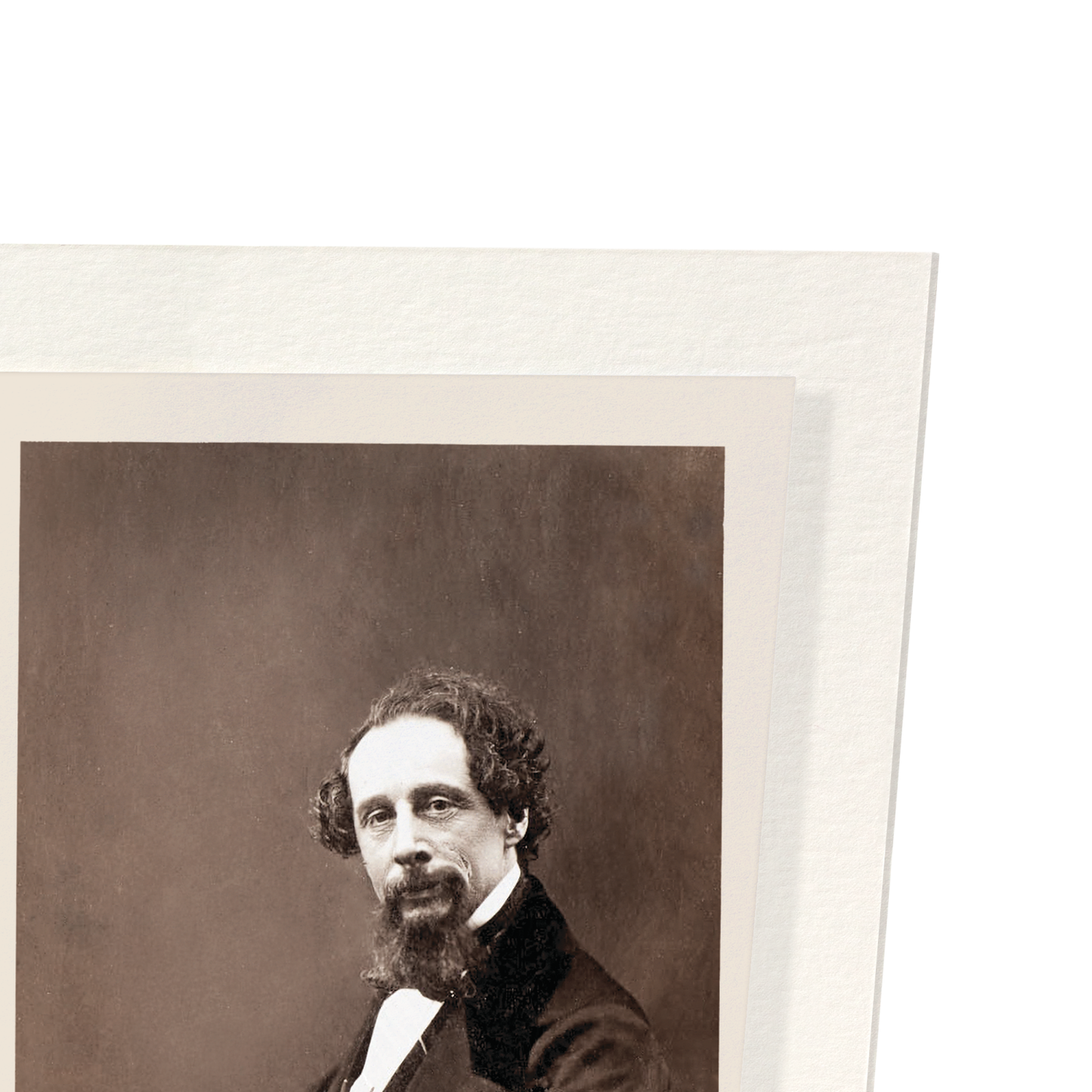 PHOTOGRAPHS OF CHARLES DICKENS: SET C (1858): Photo Art Print