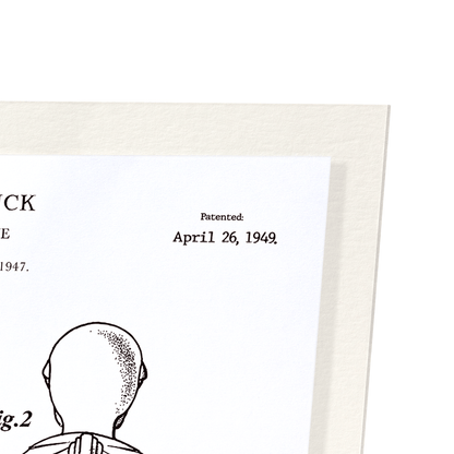 PATENT OF TOY DUCK (1949): Patent Art Print
